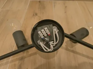 Applique 4 faretti orientabili nero E27