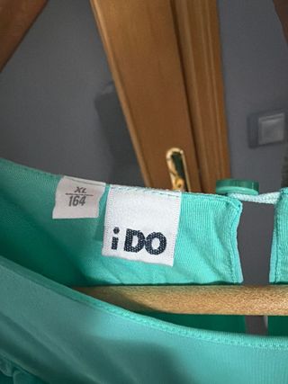 Mono largo fiesta dorado y turquesa