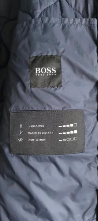 Chaqueta Hugo Boss acolchada chico azul Talla S