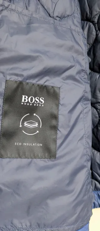 Chaqueta Hugo Boss acolchada chico azul Talla S