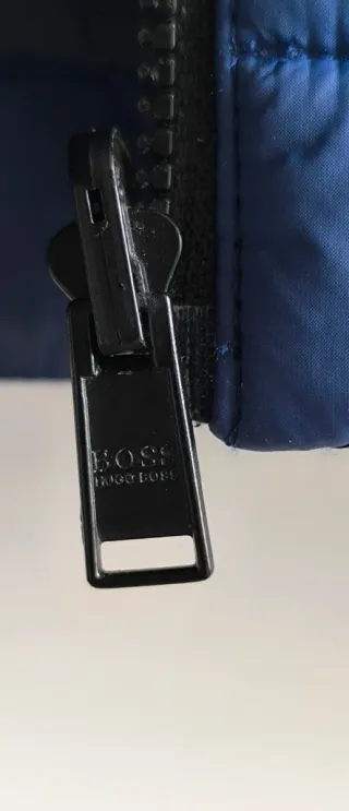 Chaqueta Hugo Boss acolchada chico azul Talla S