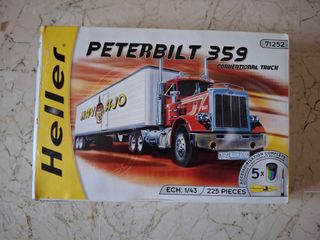 Maqueta Camión americano Peterbilt 359 Heller 1/43