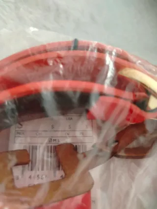 Confezione di 2 cinture Mango Nero e Arancione