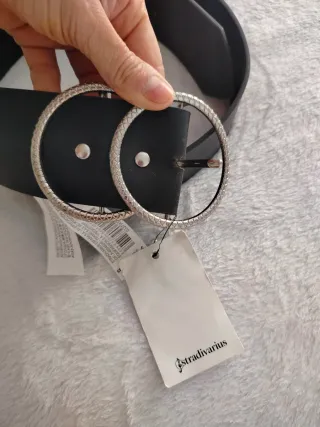 Confezione di 2 cinture Mango Nero e Arancione