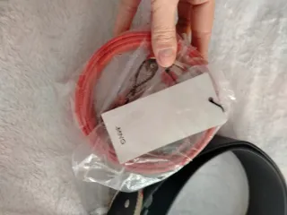 Confezione di 2 cinture Mango Nero e Arancione