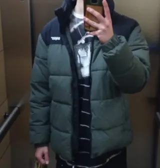 Anorak SNIPES Talla M Verde y Negro