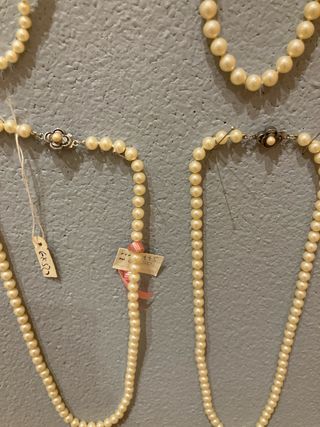 Collane di perle di varie misure