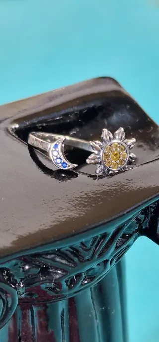 Noche y Día Plata 925 y Circonitas Brillantes