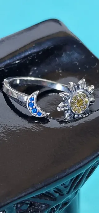 Noche y Día Plata 925 y Circonitas Brillantes