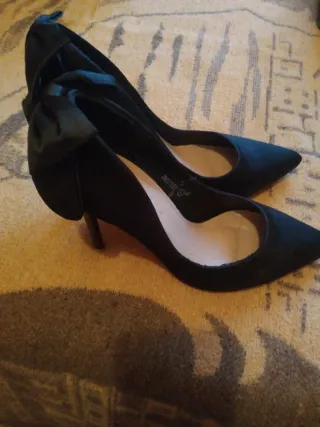 Zapatos de salón negros estilo coreano