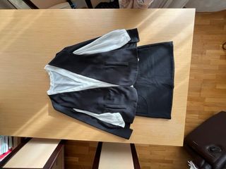 Conjunto fiesta negro y blanco