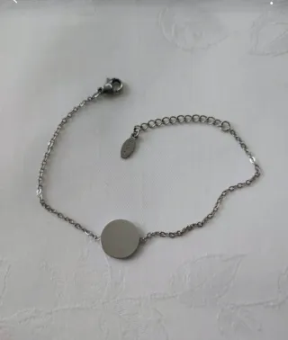 Bracciale Acciaio lettera M