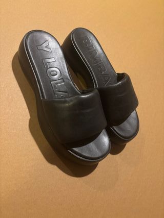 Sandalias Bimba y Lola Piel Negras