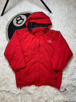 Parka The North Face Mangas Cortas Roja