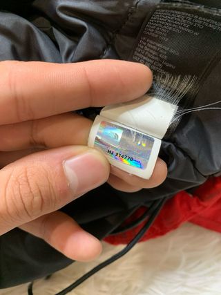 Parka The North Face Mangas Cortas Roja