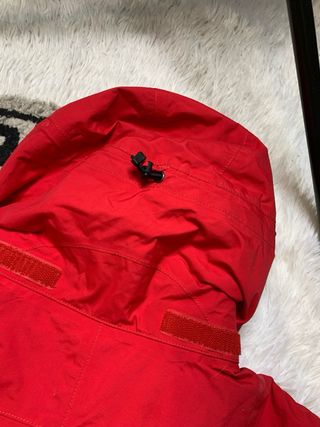 Parka The North Face Mangas Cortas Roja