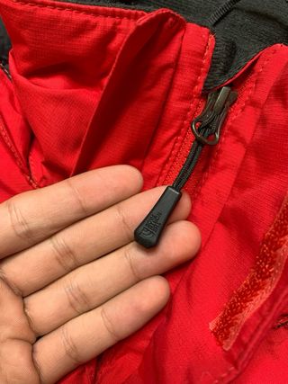Parka The North Face Mangas Cortas Roja
