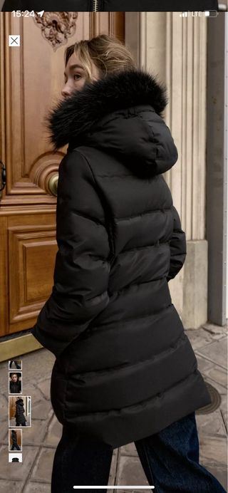 Plumífero con capucha, a estrenar