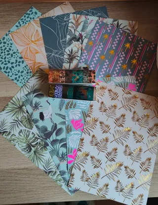 Lote scrapbooking jungla