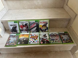 Lote Juegos Xbox 360: Call of Duty, GTA V, FIFA 08
