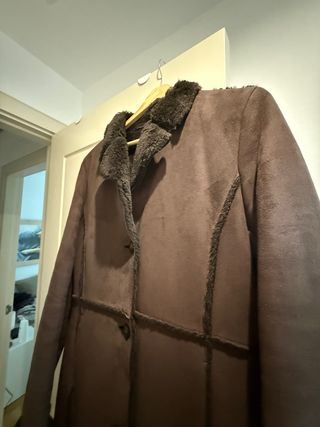 Abrigo marrón forrado
