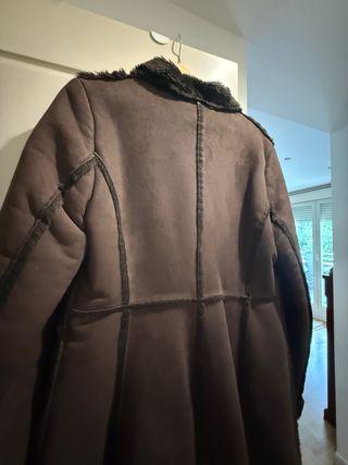 Abrigo marrón forrado