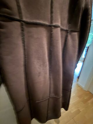 Abrigo marrón forrado