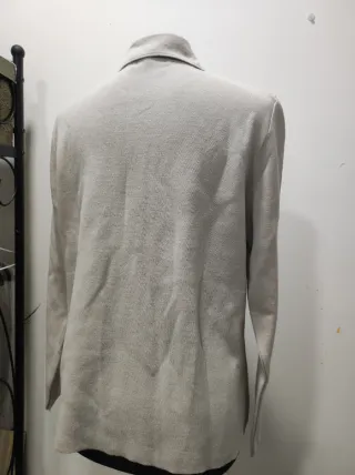 Chaqueta de punto beige T48