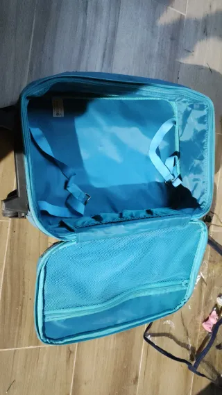 Maleta infantil Eureka Kids azul y verde