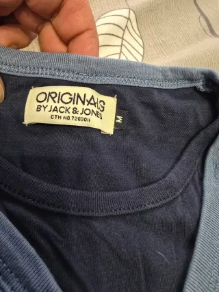 Camiseta Jack & Jones Azul Talla M