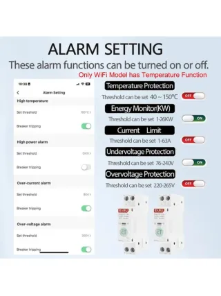 Interruptor Inteligente WiFi EARU EAKCB-T-M