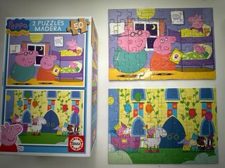 Puzzle Madera Peppa 50 Piezas Educa