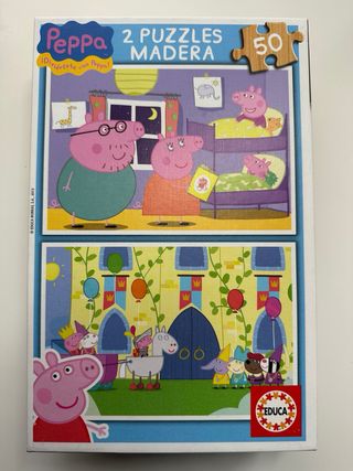 Puzzle Madera Peppa 50 Piezas Educa