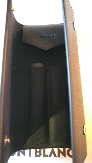 Estuche Montblanc para 2 plumas, negro