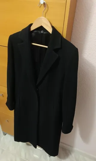 Abrigo largo lana y cashmere