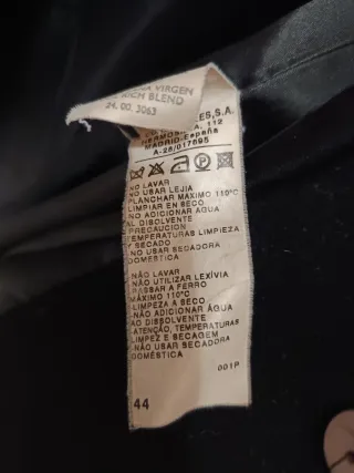 Abrigo largo lana y cashmere