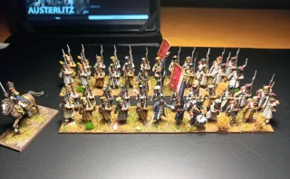 Figuras 28mm Regimiento Francés Napoleónico