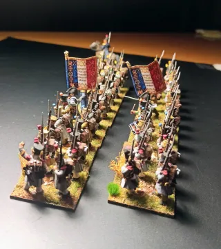 Figuras 28mm Regimiento Francés Napoleónico