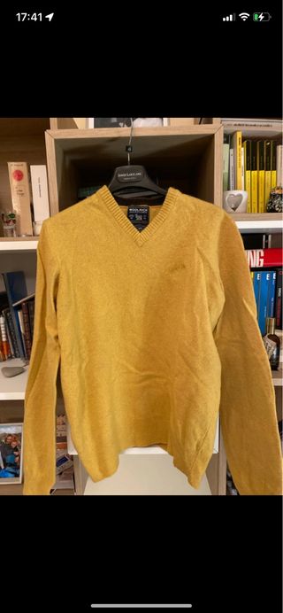 Maglione Woolrich lana senape