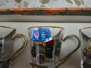 Juego 6 Tazas Café Espresso Vintage