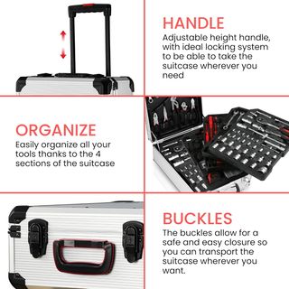 Maletín Herramientas 187 Pieza Cromo Vanadio NUEVO