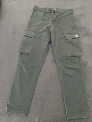 Pantalón cargo hombre talla 38 verde