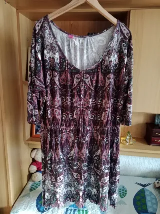 Vestido estampado primavera/otoño