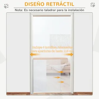 Barrera de seguridad para mascotas