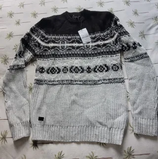 Jersey Koroshi Hombre Negro/Gris Talla M