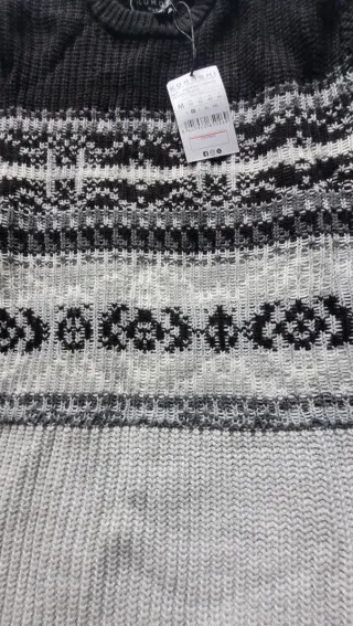 Jersey Koroshi Hombre Negro/Gris Talla M