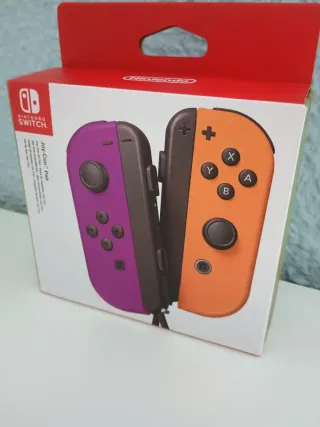 Controller JoyCon Nintendo Switch Viola e Arancione
