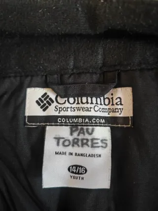 Pantalón esquí niño/a Columbia Talla 14/16