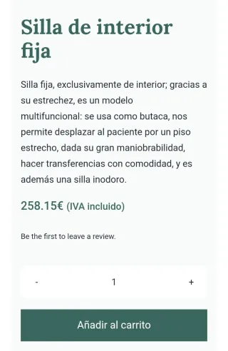 Silla de ruedas marca Sunrise