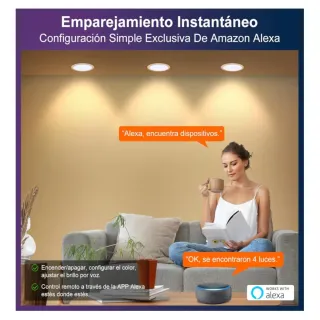 Dusktec Downlight LED Empotrable 4" RGB